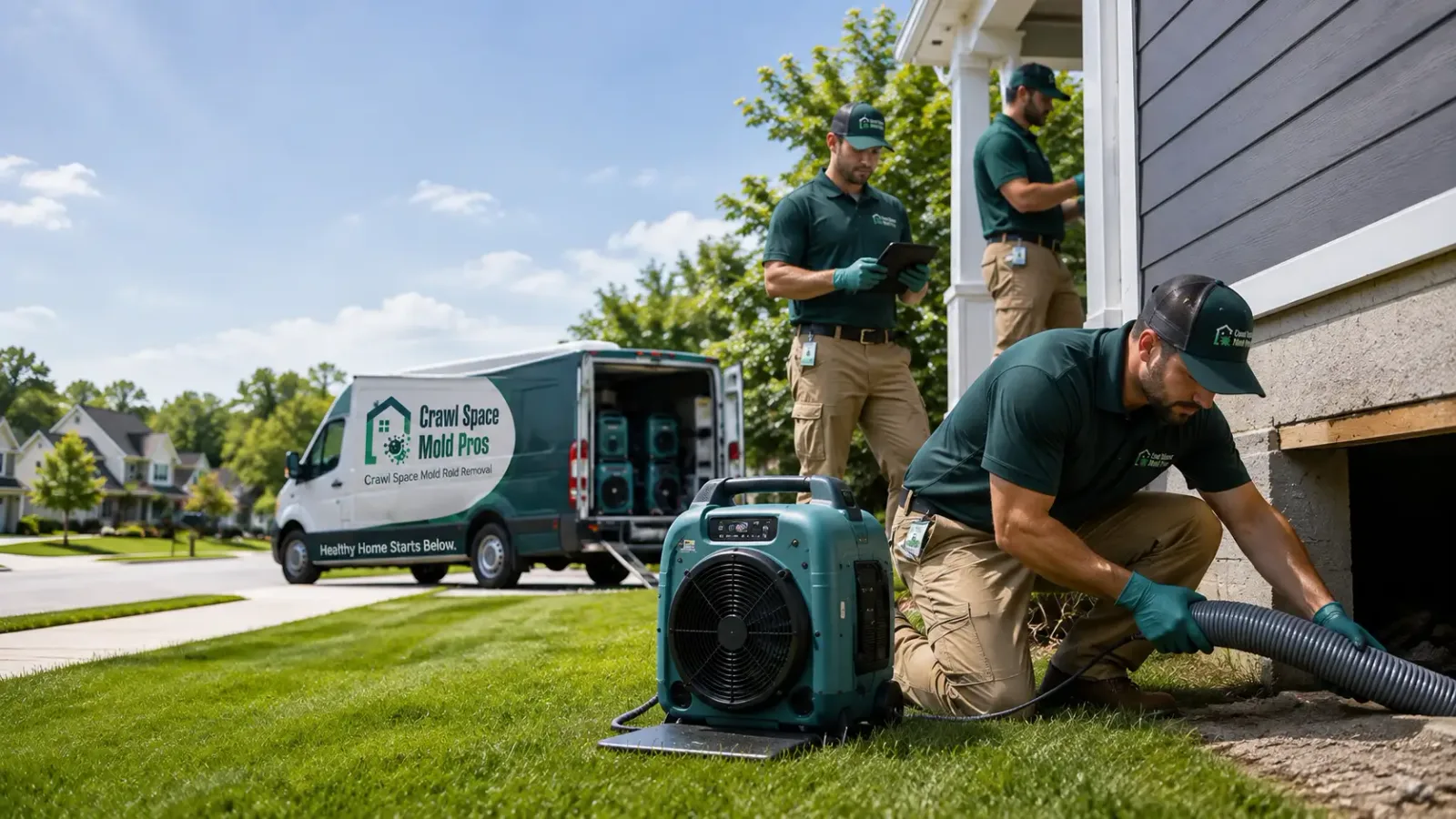 Crawl Space Mold Removal in Midland, TX